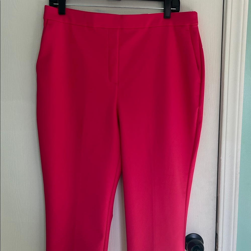 Rachel Zoe Vibrant Pink Cropped Pants